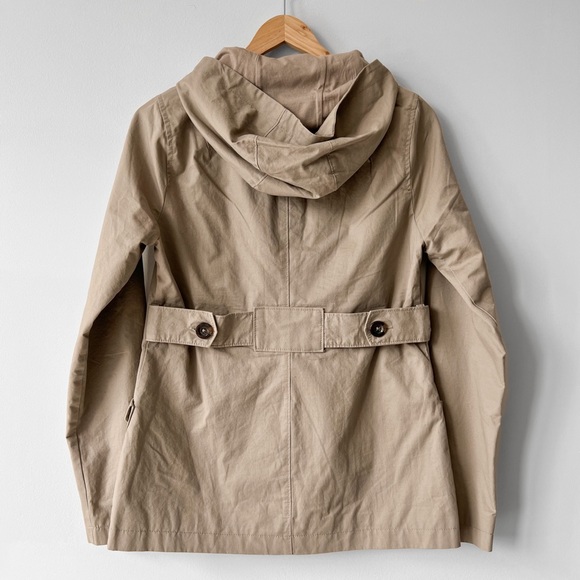 NEW 100% Cotton Short Trench Jacket in Khaki *Note - Picture 4 of 14